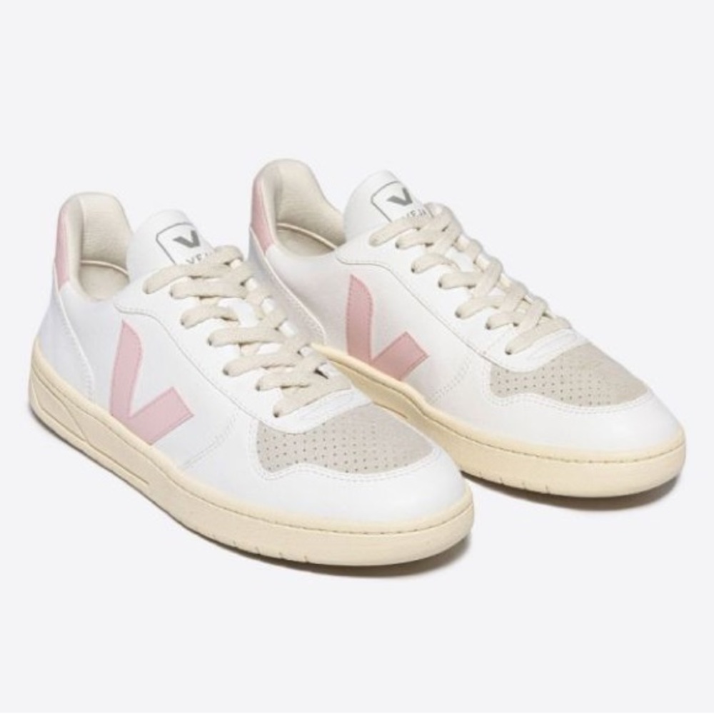 Veja V-10 pink and navy